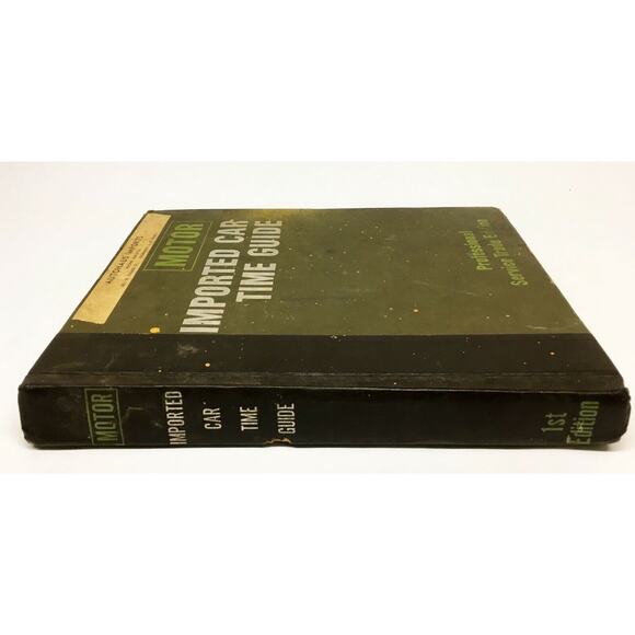 Vintage 1976 - MOTOR Imported Car Time Guide Service Estimate Manual 1st Edition - Picture 10 of 11